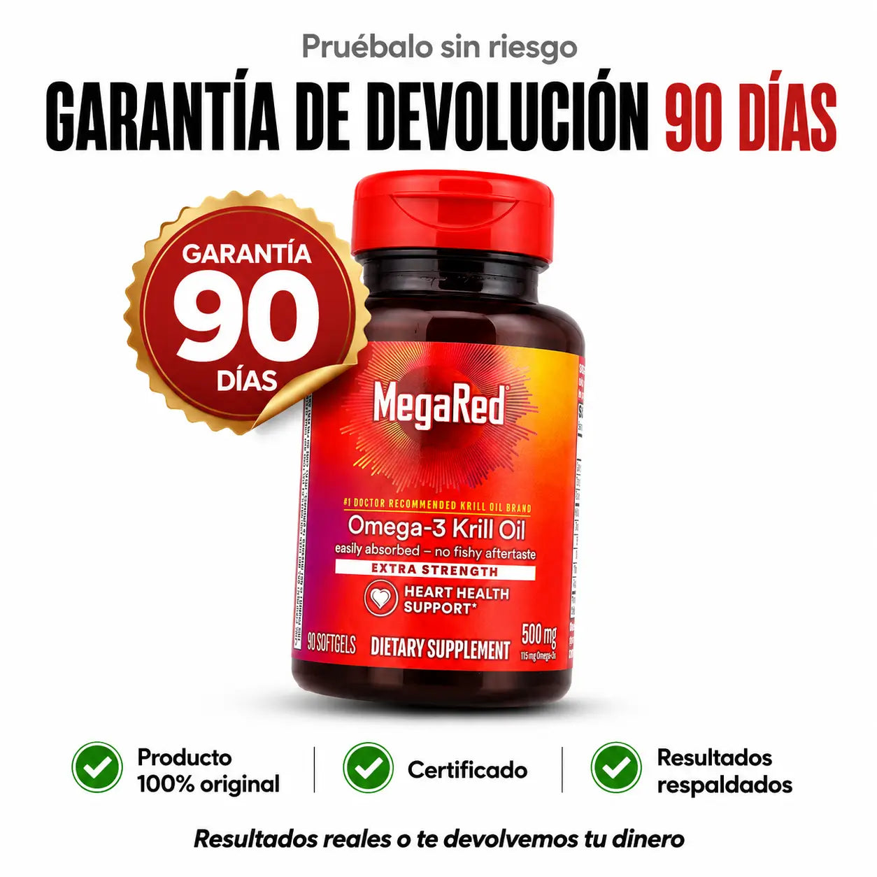 MEGARED OMEGA-3 KRILL-Reduce la Rigidez y la Inflamación Articular, Desde la Primera Semana.